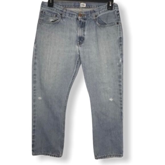 Levi's Signature Boot Cut Distressed Jeans - Picture 1 of 10